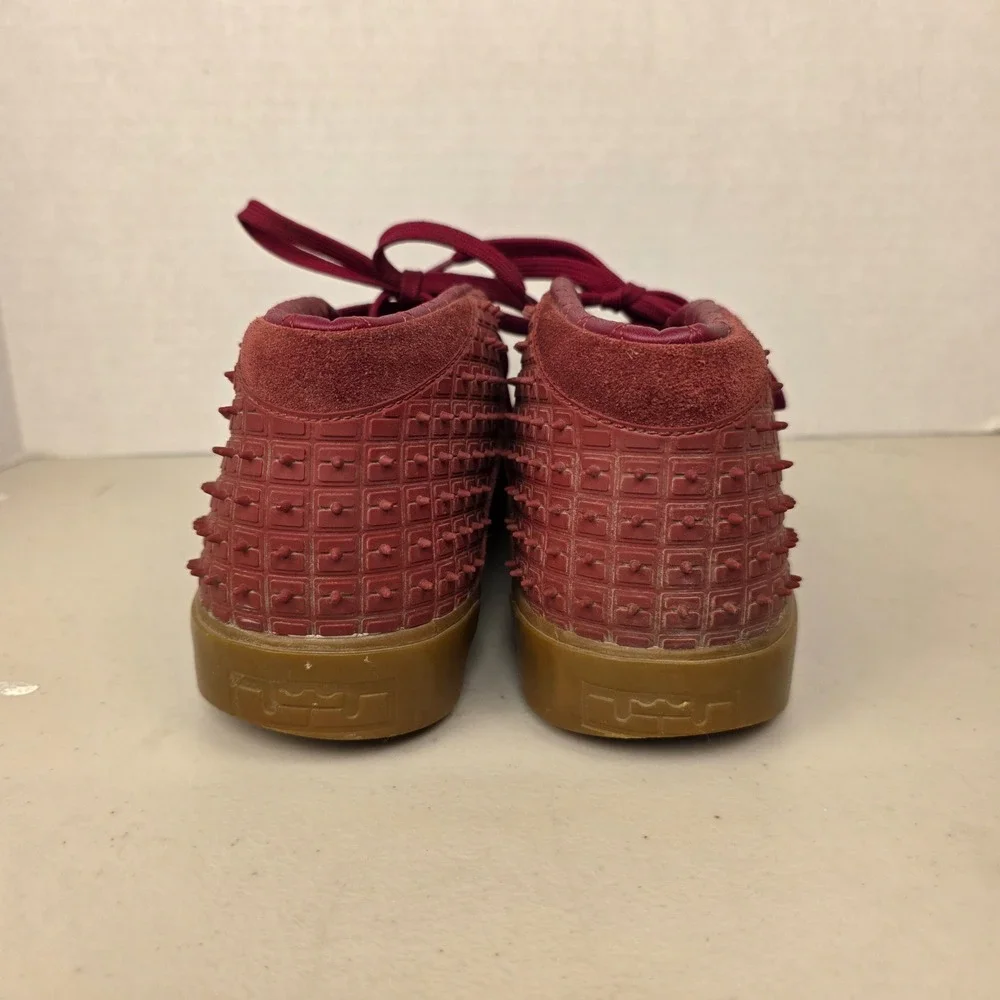 Nike‎ LeBron 13 Lifestyle Team Red Gum Brown Suede Studded 806396-600 Mens 8